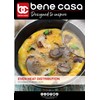Bene Casa - Black Nonstick Aluminum Frying Pan with Glass