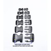 Baikeen Plastic Side Release Buckles 15mm/20mm/25mm/32mm/38mm/50mm Heavy Duty Plastic Buckle