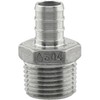 3/4" PEX x 3/4" MPT Adapter - Stainless Steel