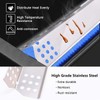 Hiorucet BBQ Heat Plate Shield Replacement Parts for Nexgrill 720-0830H,