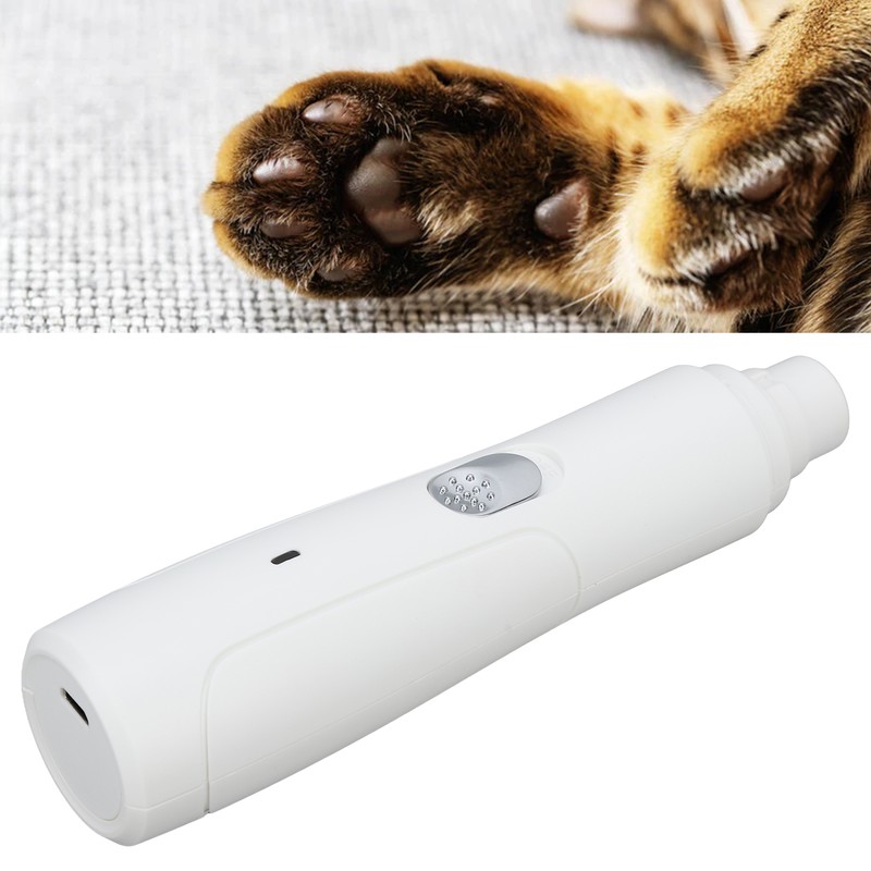 Dog Nail Grinder USB Charging Electric Dog Nail Trimmer with