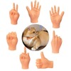 CIXVOEMK Tiny Hands,Cat Interactive Small Fingers,High Elasticity Hands for Cats,Mini