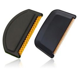 2 Stück Kamm aus Kaschmir, Fusselbürste, Fusselbürste für Kleidung, Fusselkugeln Entferner und Rasierer für Pilling, Kleidung, Strickwaren, Wollschals (B)