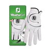 FootJoy WeatherSof Men's Golf Glove, White/Grey