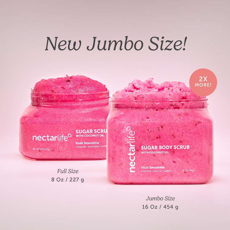 Sugar Scrub, Exfoliating Body Scrub (16 Ounce, Lavender)