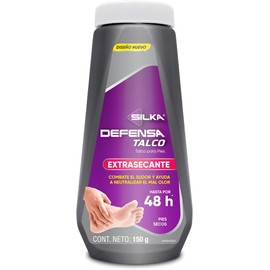 SILKAMEDIC Talco Extrasecante, Combate el sudor y ayuda a neutralizar el mal olor, Envase con 150g