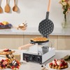 Electric Bubble Waffle Maker, 2800W Round Waffle Iron Bubble Waffle