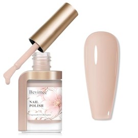 Esmalte de uñas nude, esmalte de uñas de secado rápido, no necesita rayos UV | Esmalte de uñas de secado rápido de larga duración, sin base de aceite 