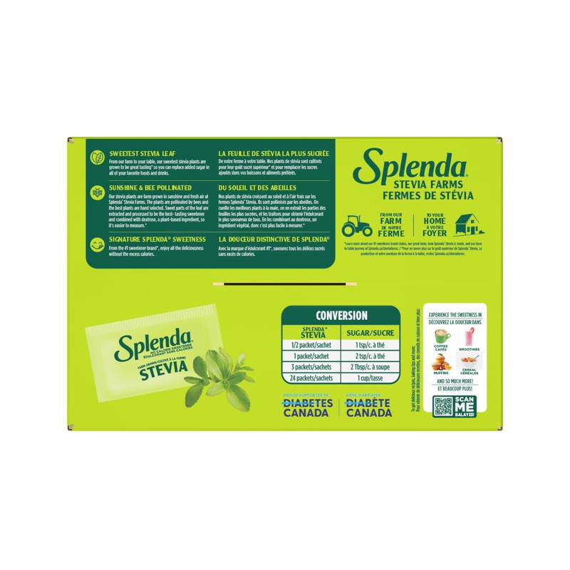 SPLENDA Stevia No Calorie Sweetener, Sugar Substitute Packets, 400 Count
