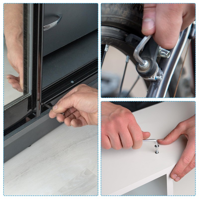 PATIKIL 5/64" Standard Hex Dogging Key, 6 Pack Solid Steel