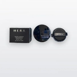 Hera Black Cushion Foundation No. 25 No. 27 Amber Honey SPF34PA++ Original 15g + Refill 15g 666260 Homme Foam / 헤라 블랙쿠션 파운데이션 25호 27호 엠버 허니 SPF34PA++ 본품15g+리필15g 666260 옴므폼