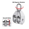 M25 Pulley, Pack of 2 M25 Double Pulley, 150 kg