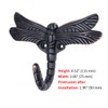 Ajaa Set of 4 Dragonfly Hooks for Coat Robe Towel