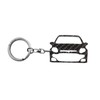 BlackStuff Carbon Fibre Black Keyring Compatible with Punto Evo Abarth