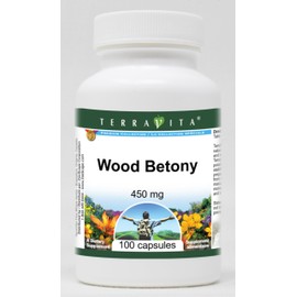 Wood Betony - 450 mg (100 Capsules, ZIN: 511441) - 3 Pack