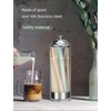 BIGINIWA Straw Holder Dispenser 100 PCS Straws includ - Clear