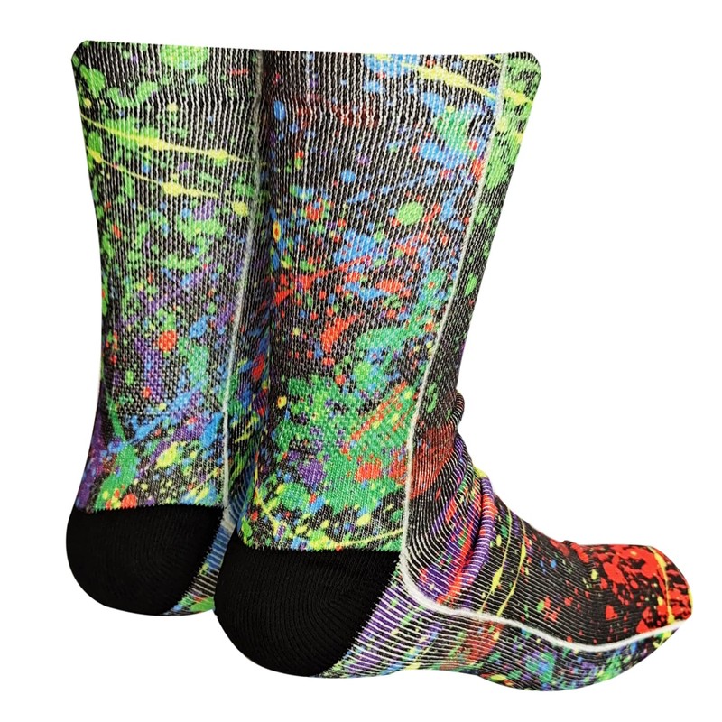 KACOLOR - Calcetines de tubo para hombre con estampado 3D,