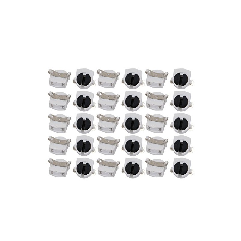 uxcell 30Pcs T5 Fluorescent Light Holder G5 Base Single Head