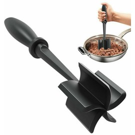Meat Chopper Masher Tenderizer Tool - Mince Masher Utensil Heat Resistant Cut Meal While Cooking (1 Masher)