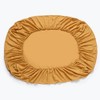 Fitted Sheet 25CM Deep Bed Sheet Single Size 90X190CM Ochre