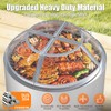 TUSGENK Fire Pit Screen for Solo Stove Bonfire, 19.5inch Fire