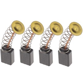 ECSiNG 2 Pairs of Carbon Brushes Motor Carbon Brushes for Wall Sanders 5 x 8 x 12 mm with Spring Connection Motor Replacement Part Compatible with Matrix DWS 780