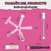 Kit 4pcs Imán de Uñas 3D Ojo de Gato Magnético