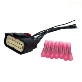 Harness Repair Connector Compatible with Ford Mustang 2015-2017 Headlight Xenon 7-Wire