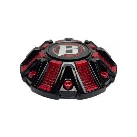 Ballistic Off-Road Gloss Black/Red Wheel Center Cap CAP OR-D2 CAP OR-D