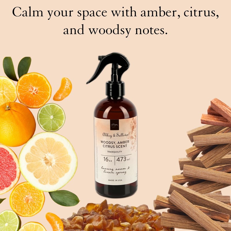 Abbey & Sullivan Linen Spray, Tranquility, 16 oz.