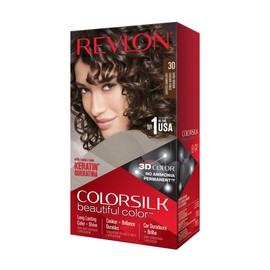 REVLON Revlon ColorSilk Permanent Color, Dark Brown 30, 2 pack