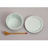 Hasamiyaki 14479 Essence es Sugar Pot, Celadon Glaze