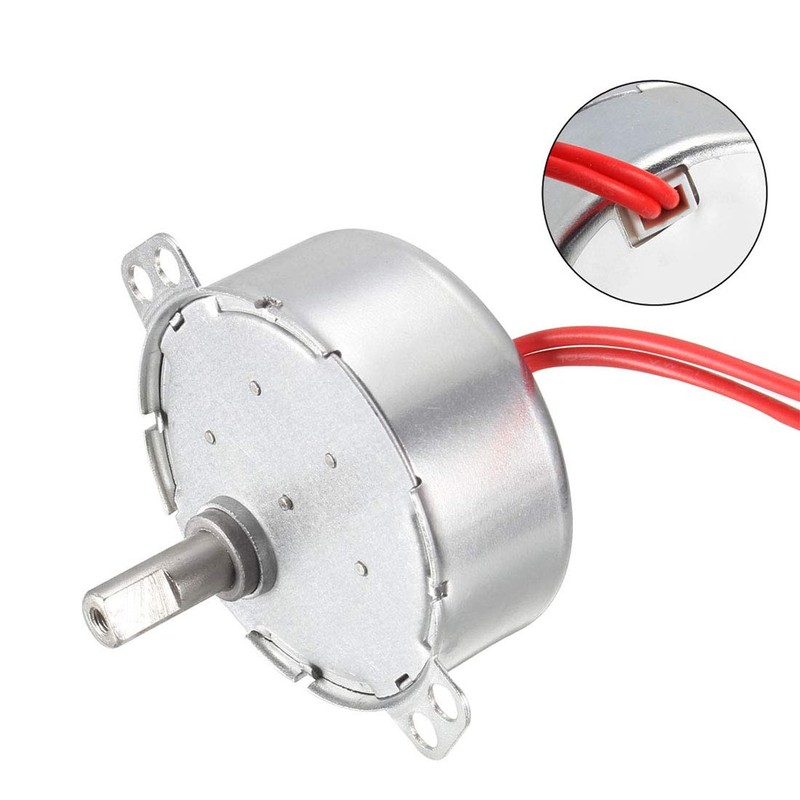 uxcell Turntable Synchronous Synchron Motor 50-60Hz 12 VAC CW 4W
