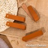 Abeillo 4 Pcs Leather Wall Hooks, Wall Hanging Straps Hanger