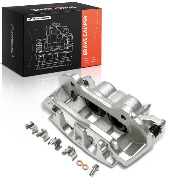 A-Premium Disc Brake Caliper Assembly with Bracket Compatible with Jeep