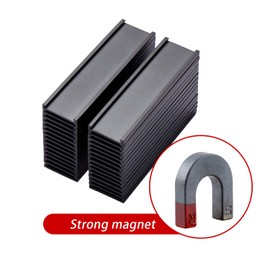 Eeoyu Magnetic Label Holders with Magnets Magnetic Data Card Holders with Clear Plastic Protectors for Metal Shelf, Whiteboard, Set of 30 (0.8 x 3 Inch)