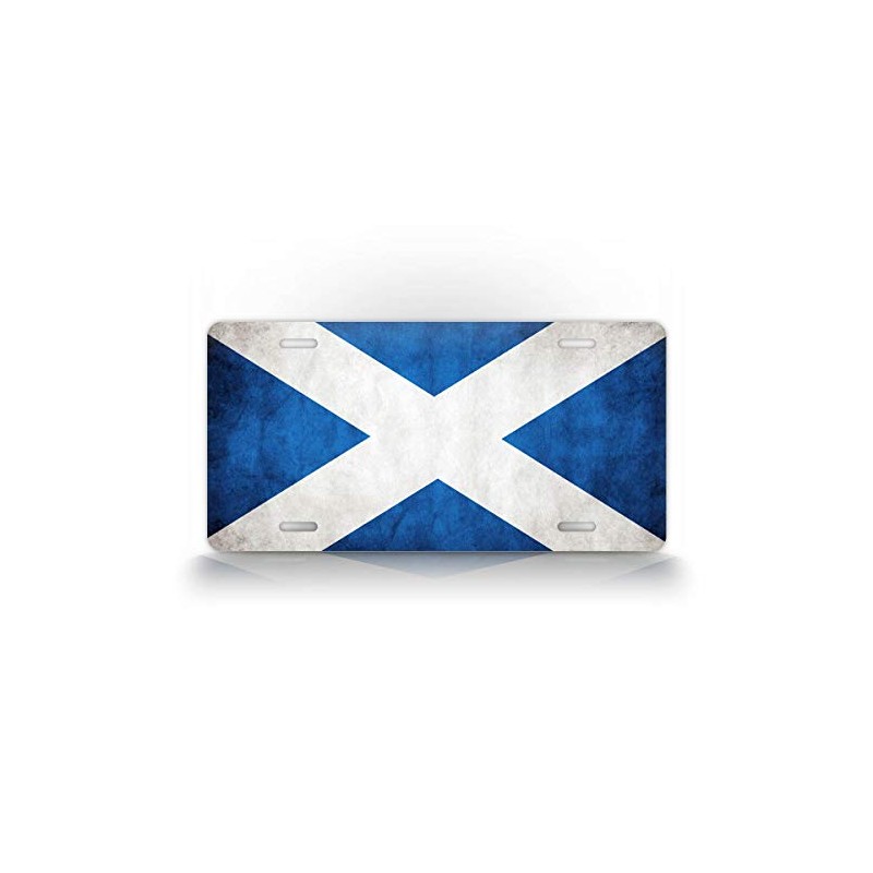 Scotland Flag License Plate Scottish Highlands Auto Tag