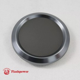 FLASHPOWER Billet Aluminum Marine Boat Steering Wheel Dark Gray Center Cap Gun Metal