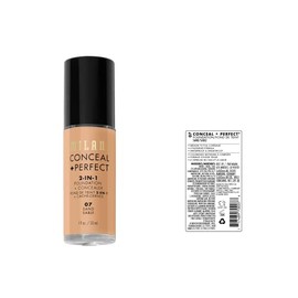 Milani | Base de Maquillaje Pigmentada 2 en 1 con Corrector a Prueba de Agua Tono Sand, Conceal and Perfect