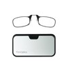 ThinOptics Universal Case and Readers Rectangular Reading Glasses, Silver Black