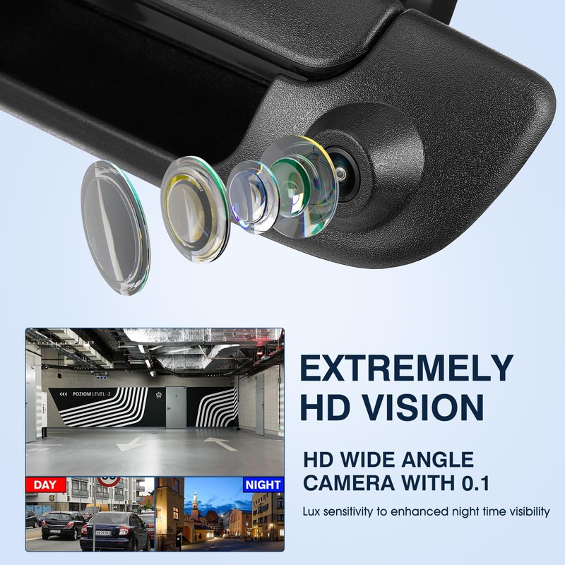 ACAUTO Tailgate Handle Backup Camera Fit for Dodge RAM 1500