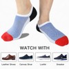 COOPLUS No Show Socks Men 8 Pairs Cotton Low Cut