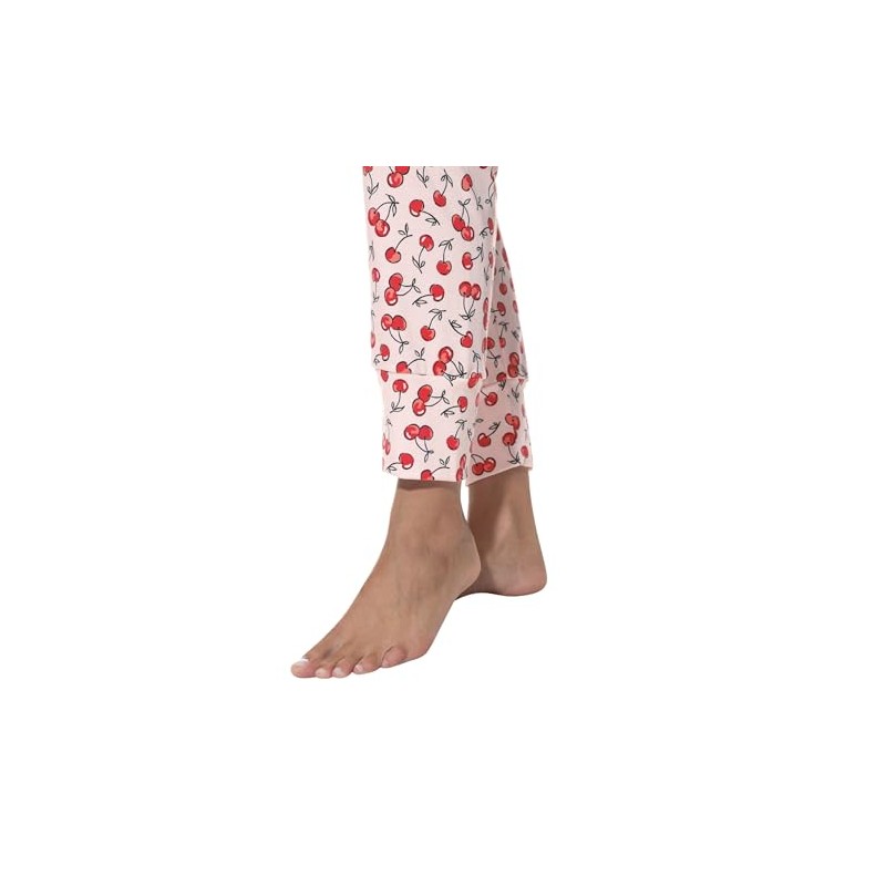 Mey Cherry Rush 1220070 Women's Yoga Pants Sleepwear, Candy Pink,