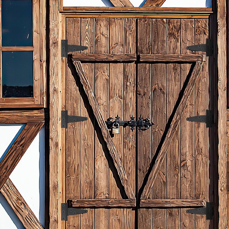 12 Pack 3 Inch T Strap Hinges, Shed Door Gate