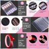 66 Pcs Artificial Nail Storage Box and Nail Art Display