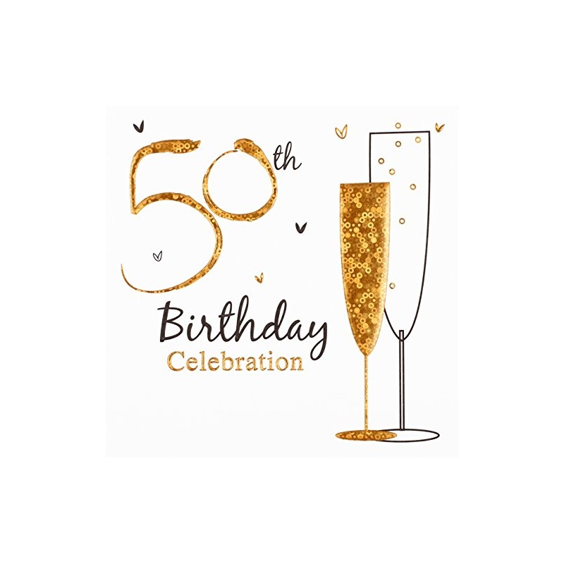 Birthday Party Invitations (Pack of 6) - 50th Birthday