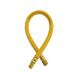 TOPRING 62.553 EASYFLEX Snubber Air Hose Whip, Premium Technopolymer Hose, 1/2(I.D.) x 18" x 1/2(F)(M) NPT, Brass Fittings, Max. 300 PSI, Series 62