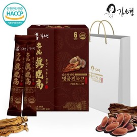 IlYang Pharm 김소형원방 명품진녹고 프리미엄 10g x 100포 1박스 / 홍삼 녹용 침향 함유 Kim So-hyung Wonbang Premium Green Ginseng 10g x 100 Bags per Box / Contains Red Ginseng, Deer Antler, and Agarwood