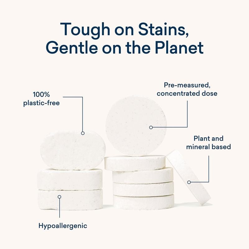 Blueland Dishwasher & Laundry Detergent Duo, 60 Tablets Each, Plastic-Free,