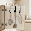 12 Pcs Ganchos de Puerta de Metal con Recubrimiento de